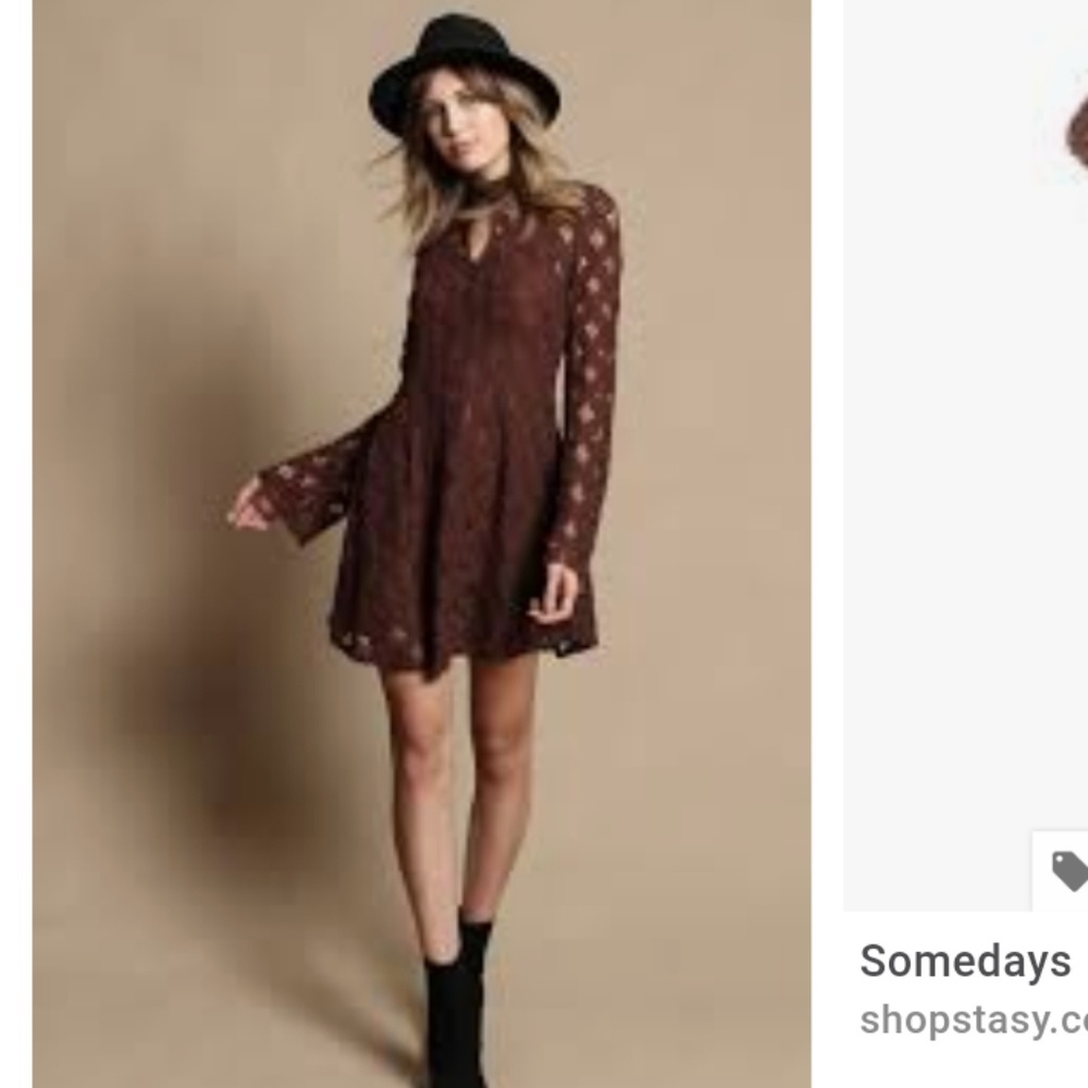 Somedays lovin crimson hearts lace dress